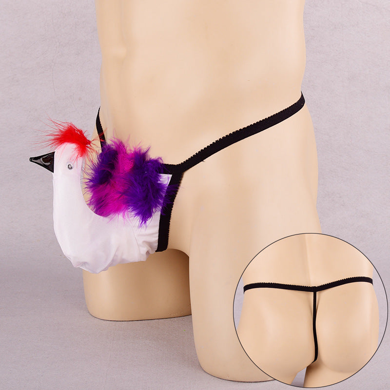 T-back Men's Penis Cover Elephant Pants Chicken Pants
