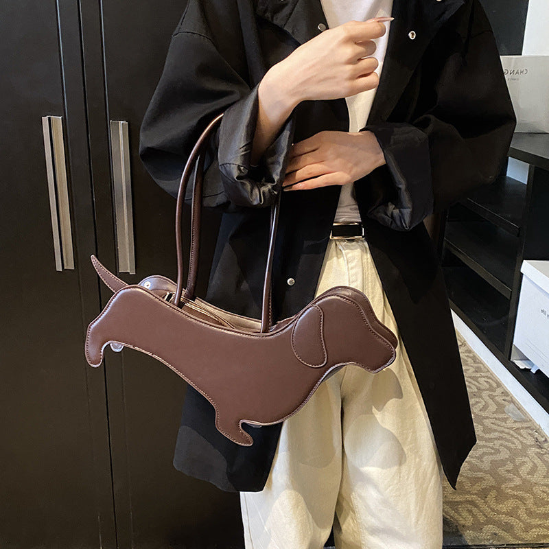 Cute Dog Underarm Tote