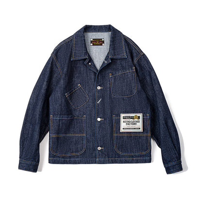 Mode Persönlichkeit Retro Denim Jacke Mantel