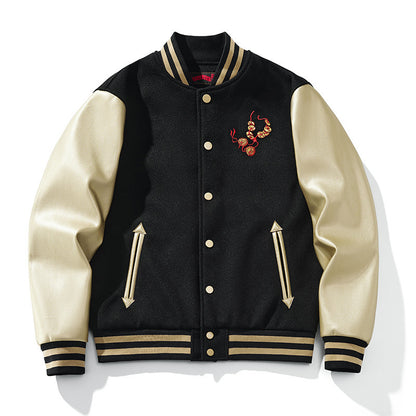 Strapazierfähige bestickte Herrenjacke im chinesischen Stil
