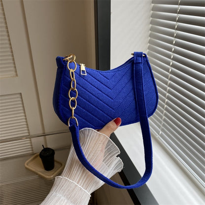 Bolso bandolera sencillo de moda, bolso de hombro de gran capacidad.