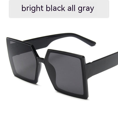 Nuevas gafas de sol con montura cuadrada grande para mujer