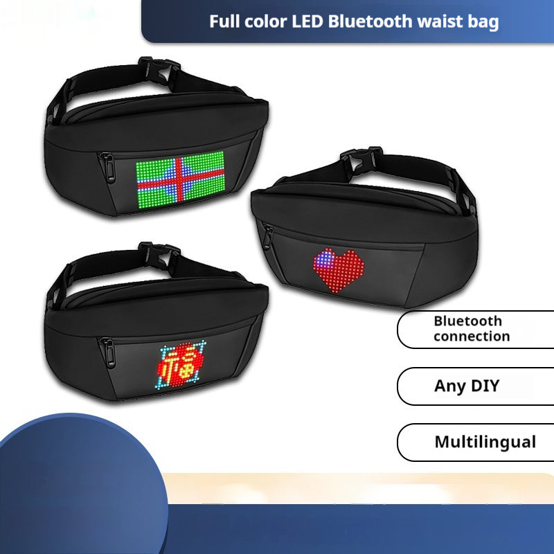 Bolsillos laterales con luz LED y tela Oxford con Bluetooth para montar al aire libre