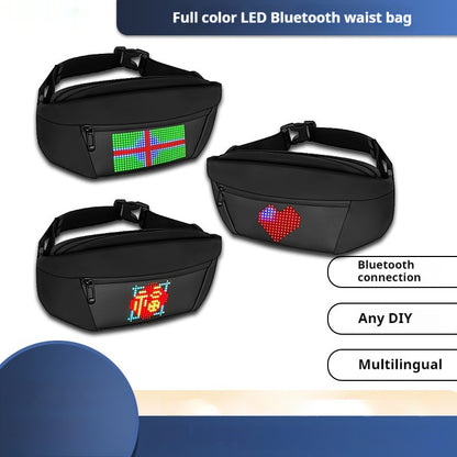 Bolsillos laterales con luz LED y tela Oxford con Bluetooth para montar al aire libre