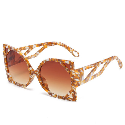 Gafas de sol con montura cuadrada grande, moda para hombres y mujeres