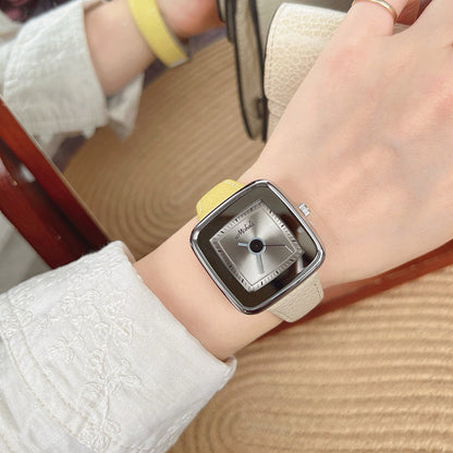 Reloj retro elegante y brillante con correa magnética resistente al agua