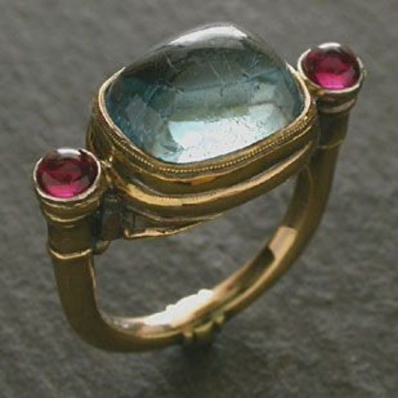 European And American Geometric Retro Luxury Style Unisex Style Ring