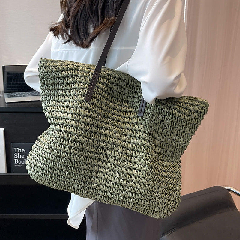 PalmHaven Woven Bag