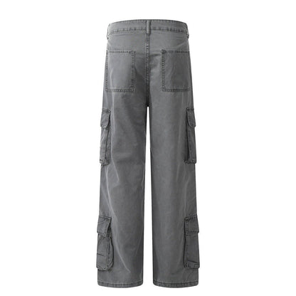 Fashion Personality Multi - pocket Cargo Pants Men - BAGMODA