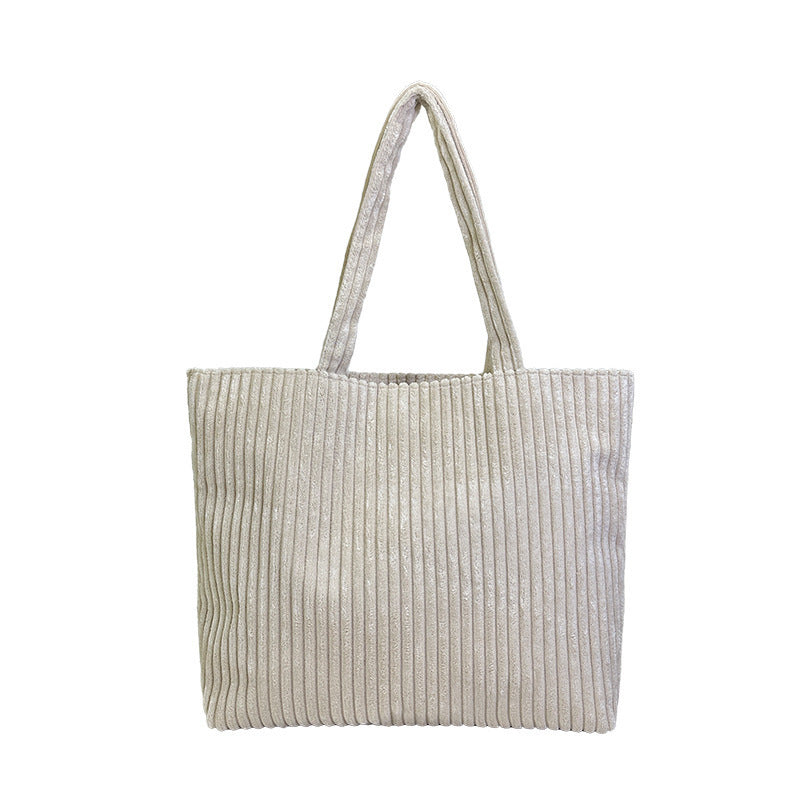 Retro Corduroy Shoulder Bag