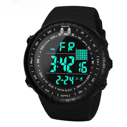 Reloj electrónico multifuncional impermeable para exteriores para hombre