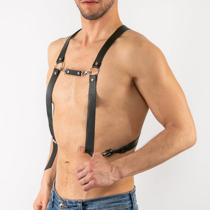 Leather Bound Straps For Men's Clothing