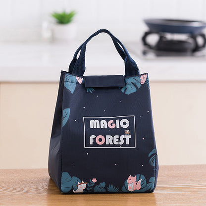 Bolsa de aislamiento Magic Forest, bolsa de almuerzo portátil, gruesa y fresca.