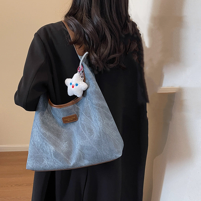 Canvas Denim Tote Bag