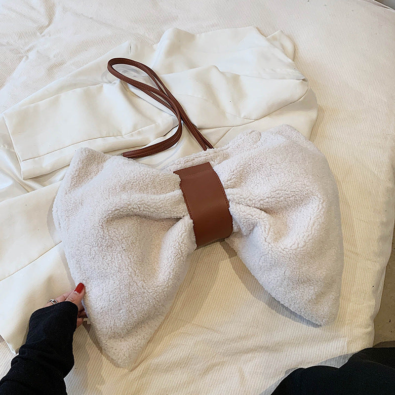 Trendy Canvas Bow Bag