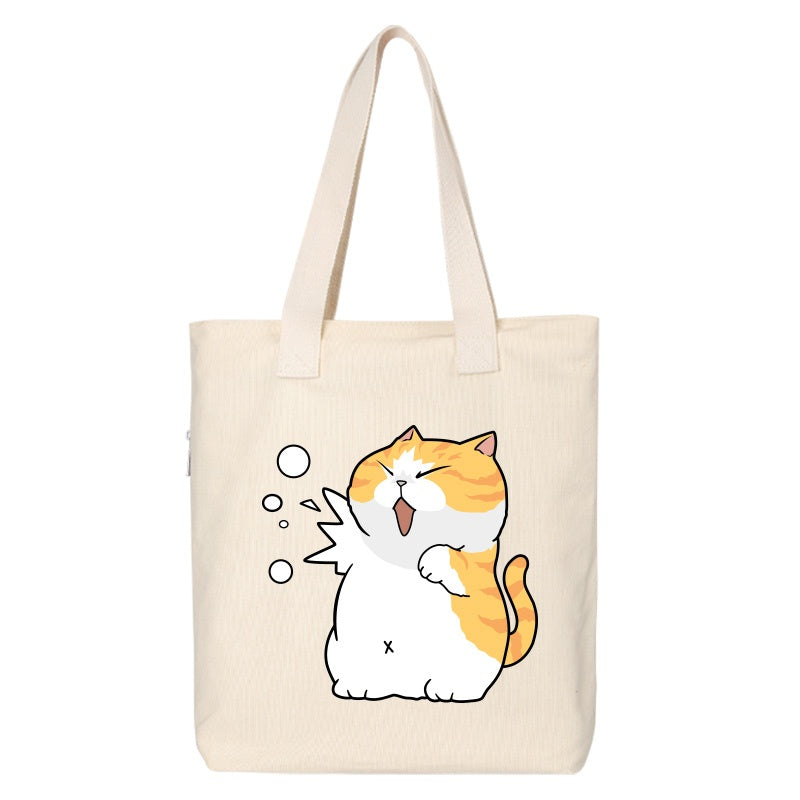 Shiba Inu Male And Female Shoulder Bag Canvas Large Capacity