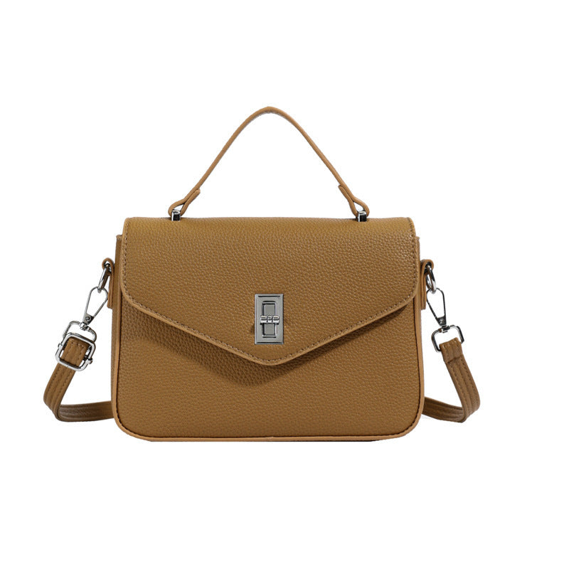 Bolso bandolera portátil de piel de vaca