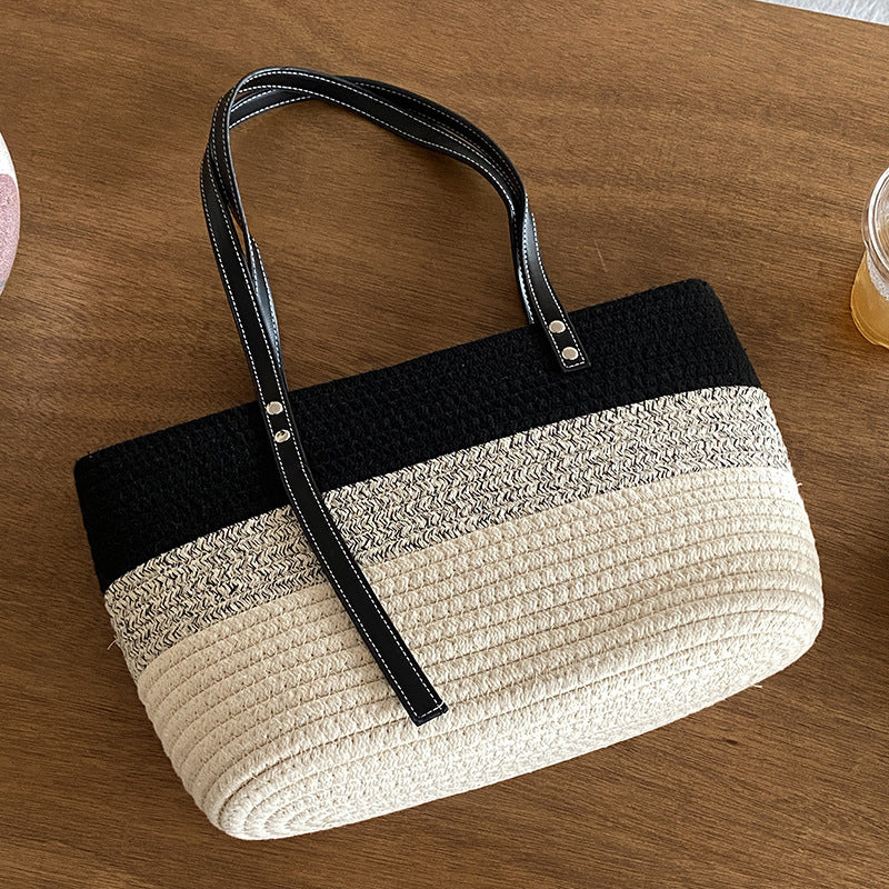 Sunhaven Handwoven Beach Bag