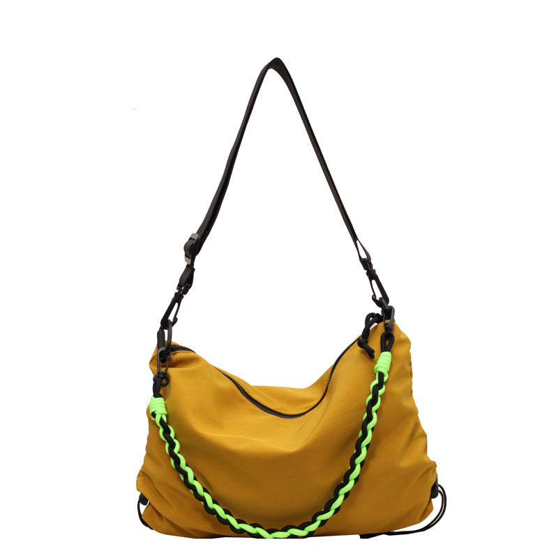 Orange Nylon Messenger
