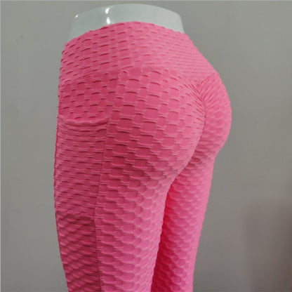 Pantalones de yoga para mujer, leggings con bolsillo para correr y deportes
