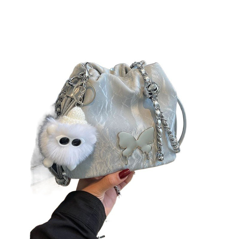 Designer Chain Crossbody Fashion Bucket Bag