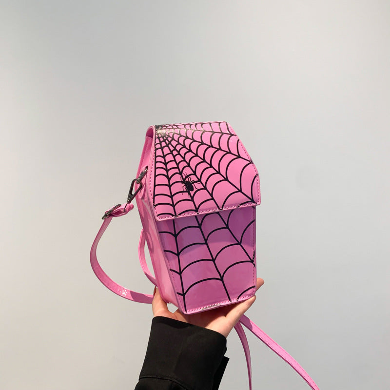 Spider Print Crossbody