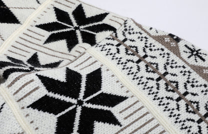 Men's Snowflake Pullover Japanese Style