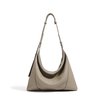 Bolso de hombro de piel con diseño especial