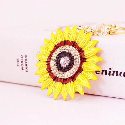 Accesorios para llaveros con forma de girasol