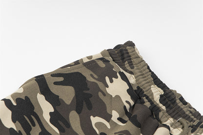 Pantalones deportivos holgados de camuflaje para mujer