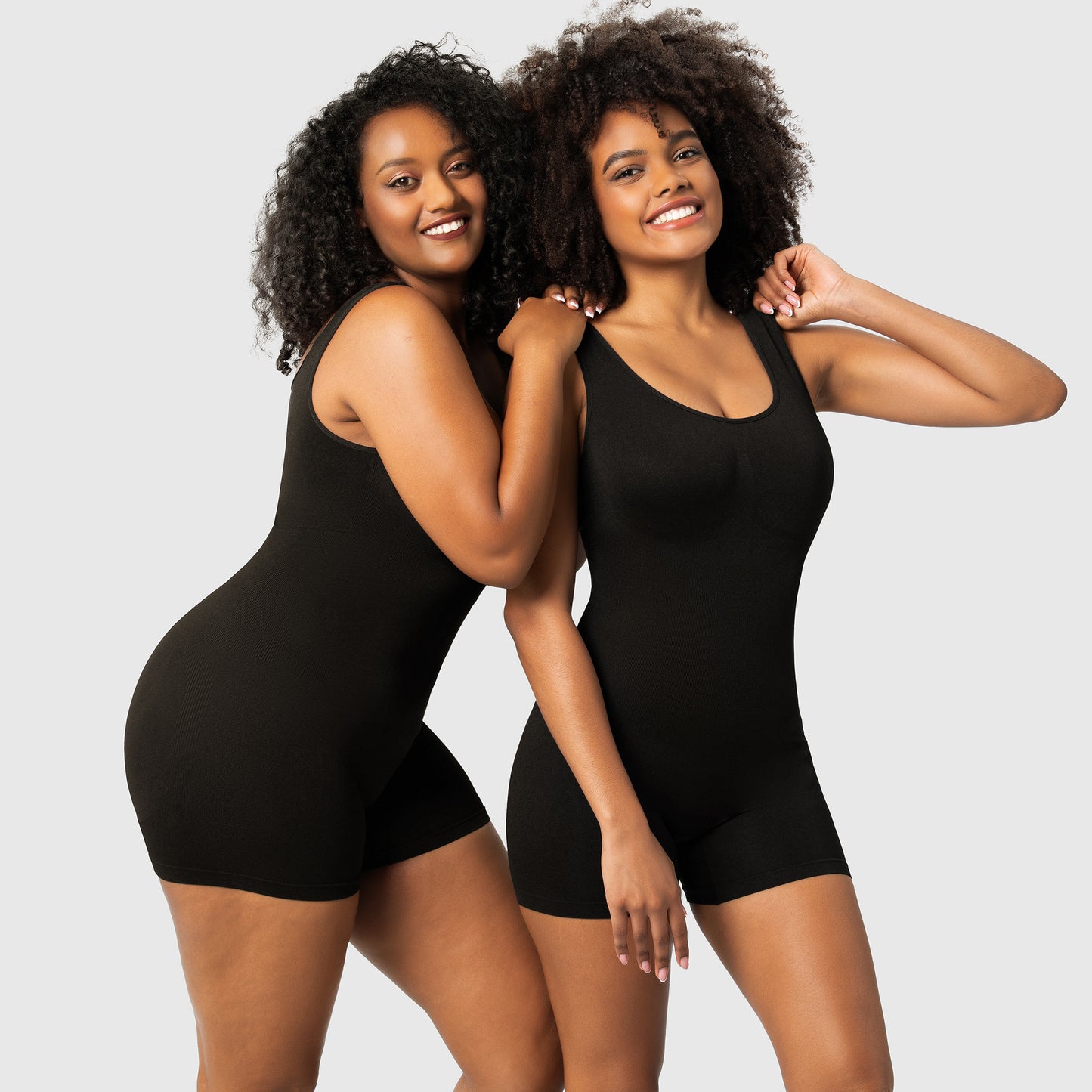 Einfarbige integrierte Sport-Shapewear für Damen