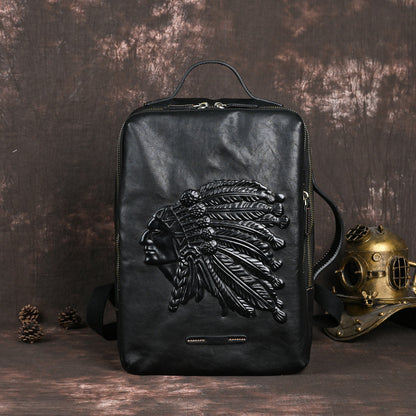HeritageCraft Rucksack aus echtem Rindsleder