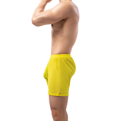 New Men's Leggings Solid Color Fully Transparent Underwear