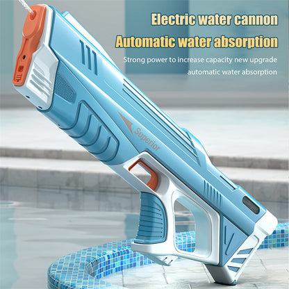 Sommer Vollautomatisches elektrisches Wasserpistolenspielzeug Induktionswasserabsorbierendes High-Tech-Burst-Wasserpistolen-Strand-Outdoor-Wasserkampfspielzeug