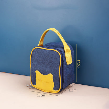 Bolsa de almuerzo bento portátil de aluminio con aislamiento térmico