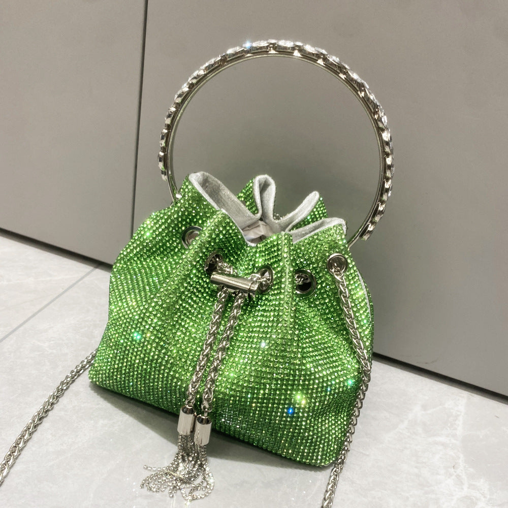 Shiny Diamond Bucket bag