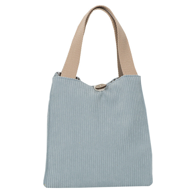 Solid Color Student Lunch With Rice Bag Portable