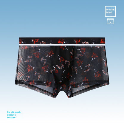 Mesh Ultra-thin Breathable Men's Boxer Shorts