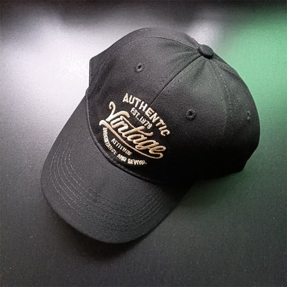 Gorra de béisbol con visera y bordado de letras europeas y americanas para hombres y mujeres