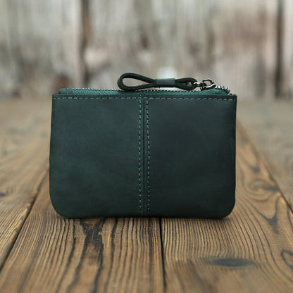 Monedero retro de cuero de Caballo Loco para hombre