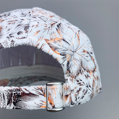 Gorras de béisbol con estampado de cuero puro estilo coreano