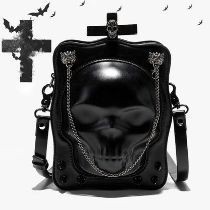 Bolsos cruzados góticos oscuros