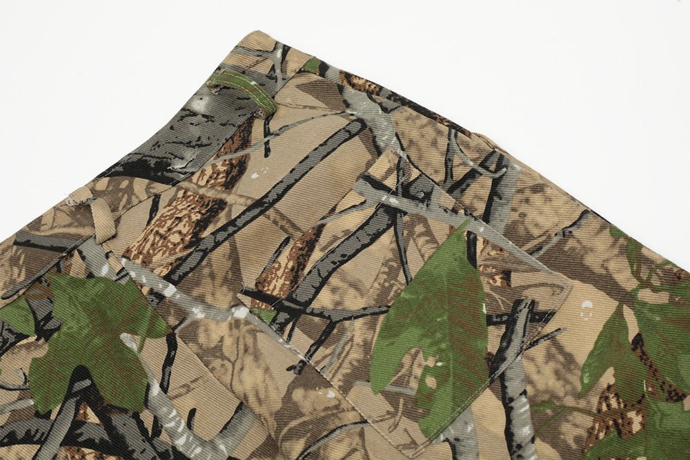 Jungle Camouflage Cargo Pants Men Fashion Brands Niche - BAGMODA