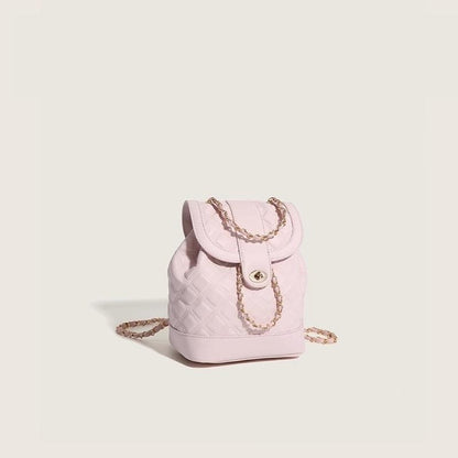 Rhombus Chain Rucksack Student Schulter Handtasche