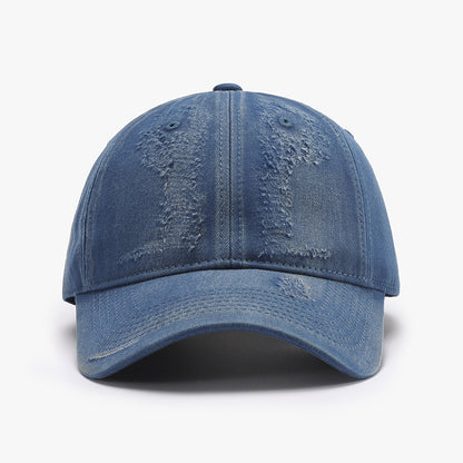 Gorra con visera estilo americano retro con aspecto de cara para hombre