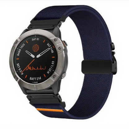 Correa de reloj tejida con cordón elástico para hombre