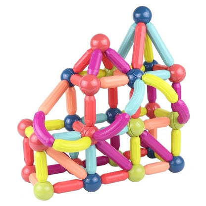 Große Größe DIY Magnetische Bau Set Frühen Lernen Konstruktor Vielzahl Magnetische Stange Bausteine ​​Für Kinder Spielzeug Geschenk