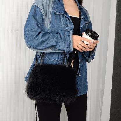 Bolso de peluche Winter Luxe