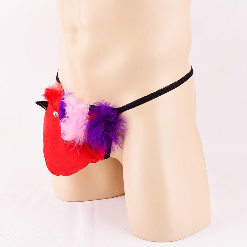 T-back Men's Penis Cover Elephant Pants Chicken Pants