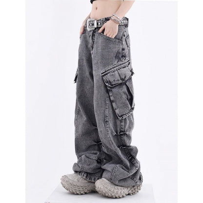 Retro Fashionable Cargo Pants Men - BAGMODA